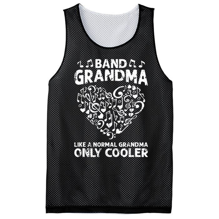 Band Grandma like a normal grandma only cooler  orchestra Mesh Reversible Basketball Jersey Tank