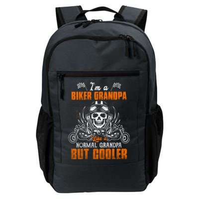 Biker Grandpa Legend Motorcycle Like Normal Father's Day Gift Daily Commute Backpack