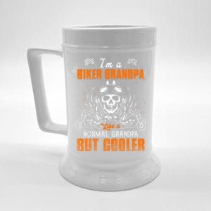 Biker Grandpa Legend Motorcycle Like Normal Father's Day Gift Beer Stein