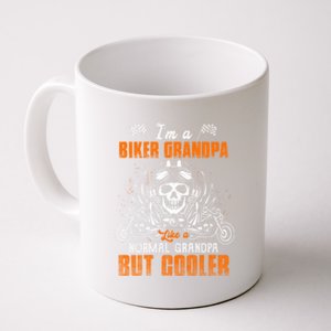 Biker Grandpa Legend Motorcycle Like Normal Father's Day Gift Coffee Mug