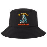 Board Game Lover Skeleton Game Night Is It Still Your Turn Cool Comfort Performance Bucket Hat
