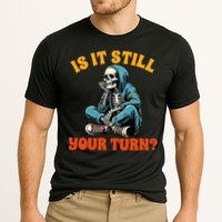 Board Game Lover Skeleton Game Night Is It Still Your Turn Cooling Performance Crew T-Shirt