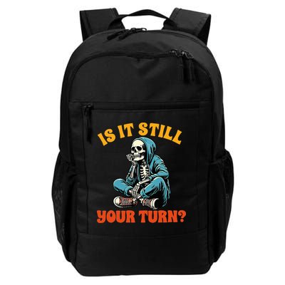 Board Game Lover Skeleton Game Night Is It Still Your Turn Backpack