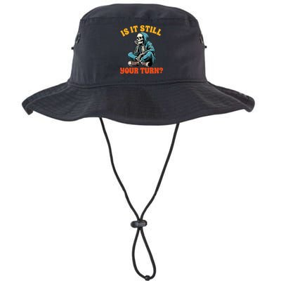 Board Game Lover Skeleton Game Night Is It Still Your Turn Bucket Hat