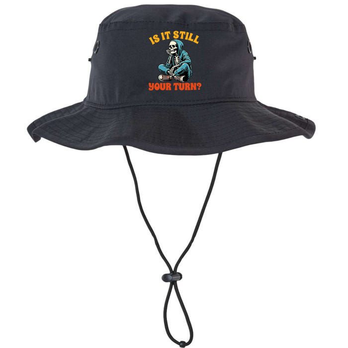 Board Game Lover Skeleton Game Night Is It Still Your Turn Bucket Hat