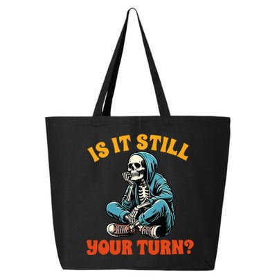 Board Game Lover Skeleton Game Night Is It Still Your Turn 25L Jumbo Tote