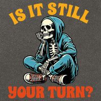 Board Game Lover Skeleton Game Night Is It Still Your Turn Cotton Canvas Backpack