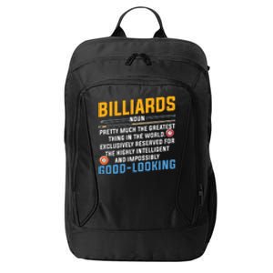 Billiards Good Looking Billiards Dad Gift For Father’s Day City Backpack