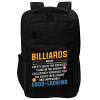 Billiards Good Looking Billiards Dad Gift For Father’s Day Impact Tech Backpack