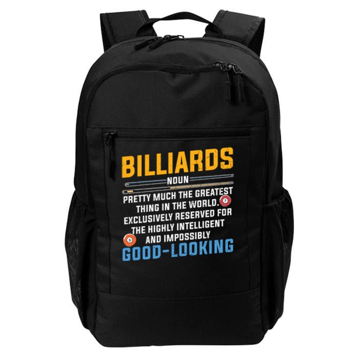 Billiards Good Looking Billiards Dad Gift For Father’s Day Daily Commute Backpack