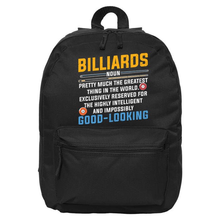 Billiards Good Looking Billiards Dad Gift For Father’s Day 16 in Basic Backpack