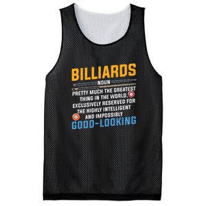 Billiards Good Looking Billiards Dad Gift For Father’s Day Mesh Reversible Basketball Jersey Tank