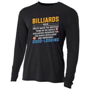 Billiards Good Looking Billiards Dad Gift For Father’s Day Cooling Performance Long Sleeve Crew