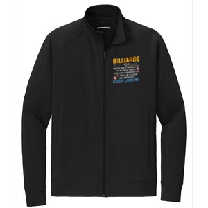 Billiards Good Looking Billiards Dad Gift For Father’s Day Stretch Full-Zip Cadet Jacket