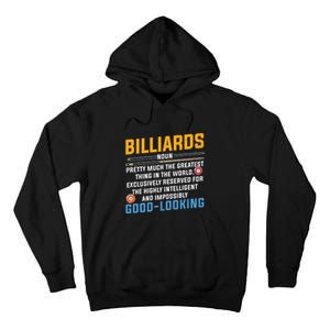 Billiards Good Looking Billiards Dad Gift For Father’s Day Tall Hoodie