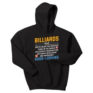 Billiards Good Looking Billiards Dad Gift For Father’s Day Kids Hoodie