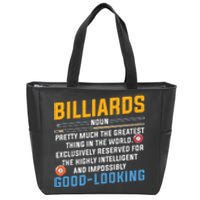 Billiards Good Looking Billiards Dad Gift For Father’s Day Zip Tote Bag