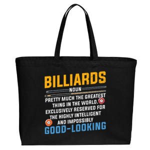 Billiards Good Looking Billiards Dad Gift For Father’s Day Cotton Canvas Jumbo Tote