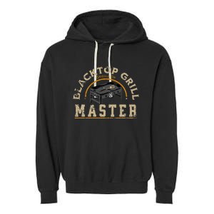 Blacktop Grill Master Griddle Bbq Stone Chef Garment-Dyed Fleece Hoodie