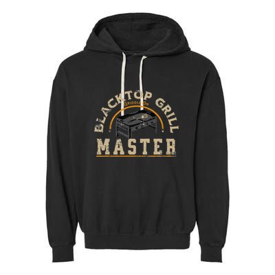 Blacktop Grill Master Griddle Bbq Stone Chef Garment-Dyed Fleece Hoodie