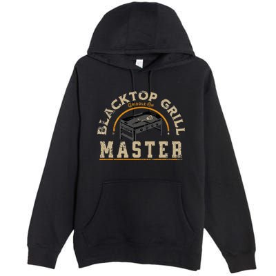Blacktop Grill Master Griddle Bbq Stone Chef Premium Pullover Hoodie