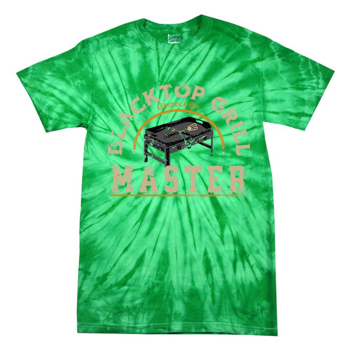 Blacktop Grill Master Griddle Bbq Stone Chef Tie-Dye T-Shirt