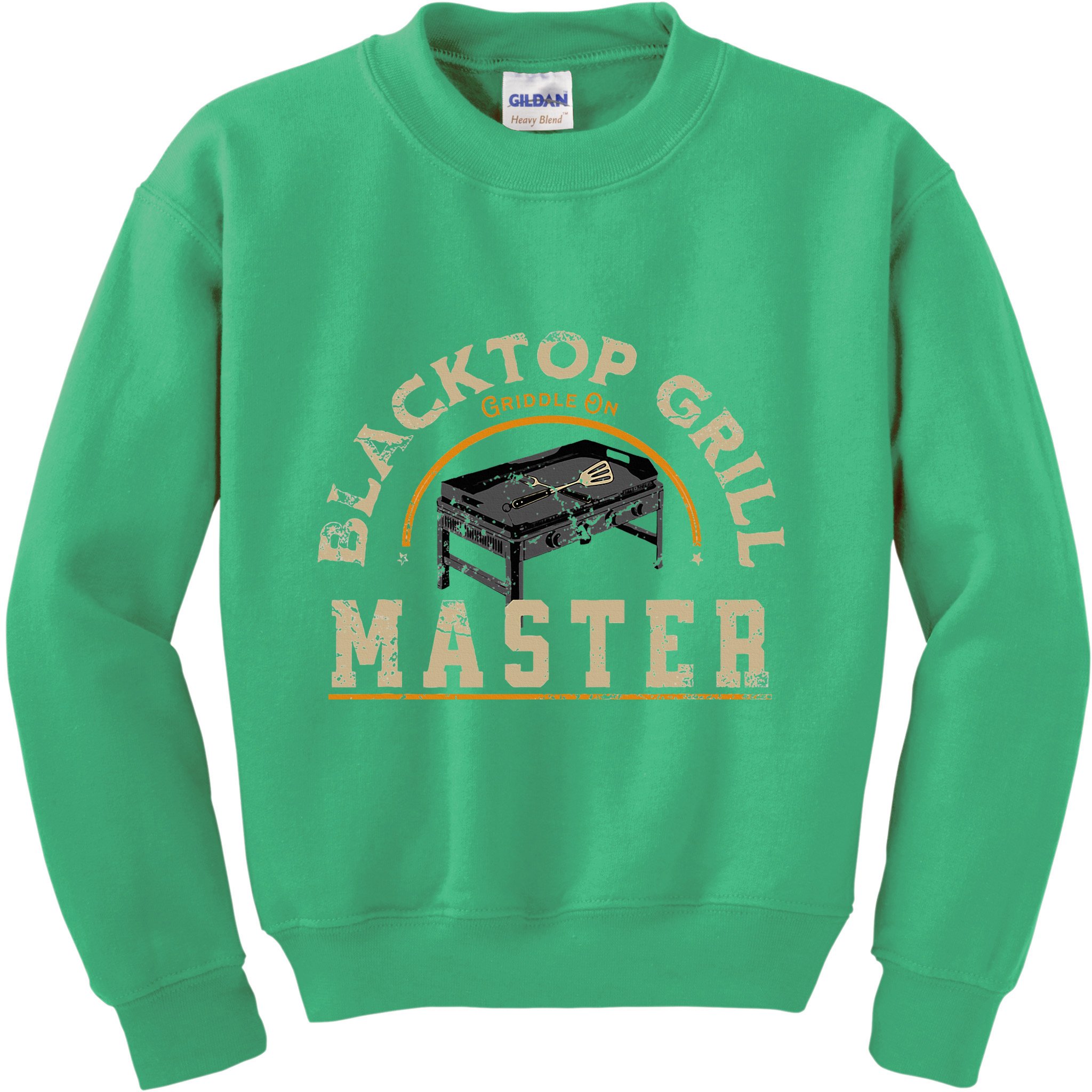 Blacktop Grill Master Griddle Bbq Stone Chef Kids Sweatshirt