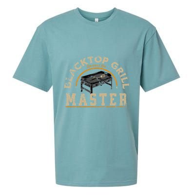 Blacktop Grill Master Griddle Bbq Stone Chef Sueded Cloud Jersey T-Shirt