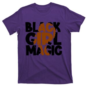 Black Girl Magic Melanin W Power Black History Month T-Shirt