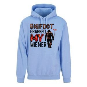 Bigfoot Grabbed My Wiener Unisex Surf Hoodie