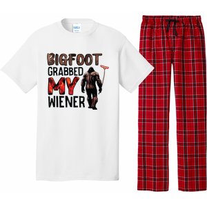 Bigfoot Grabbed My Wiener Pajama Set