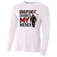 Bigfoot Grabbed My Wiener Cooling Performance Long Sleeve Crew