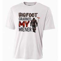 Bigfoot Grabbed My Wiener Cooling Performance Crew T-Shirt