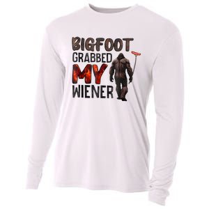 Bigfoot Grabbed My Wiener Cooling Performance Long Sleeve Crew