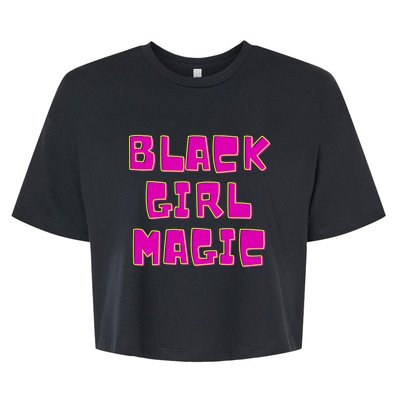 Black Girl Magic Retro Bella+Canvas Jersey Crop Tee