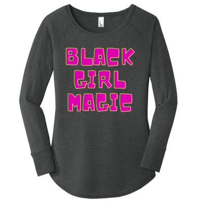 Black Girl Magic Retro Women's Perfect Tri Tunic Long Sleeve Shirt