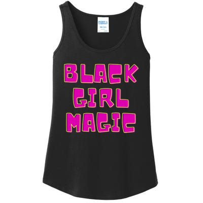 Black Girl Magic Retro Ladies Essential Tank