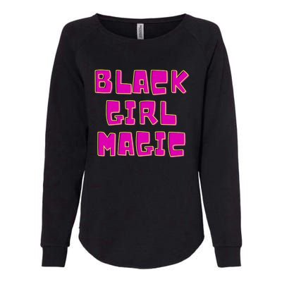 Black Girl Magic Retro Womens California Wash Sweatshirt