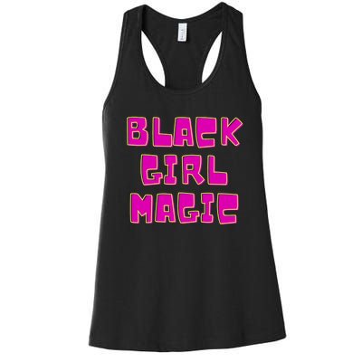 Black Girl Magic Retro Women's Racerback Tank