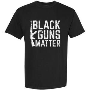 Black Guns Matter Quote Ak 47 Picture Garment-Dyed Heavyweight T-Shirt