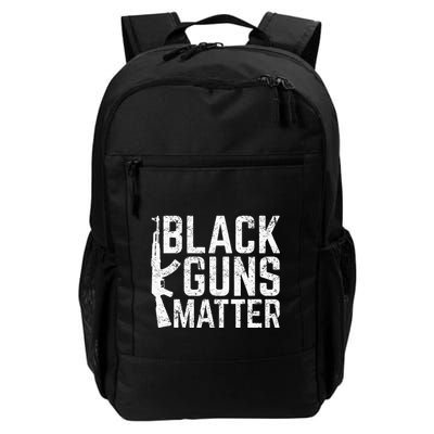 Black Guns Matter Quote Ak 47 Picture Backpack