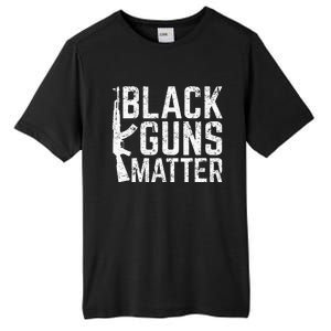 Black Guns Matter Quote Ak 47 Picture Tall Fusion ChromaSoft Performance T-Shirt