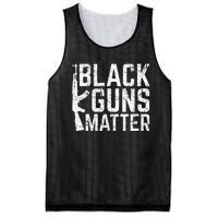 Black Guns Matter Quote Ak 47 Picture Mesh Reversible Basketball Jersey Tank