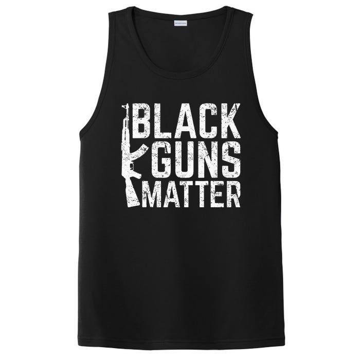 Black Guns Matter Quote Ak 47 Picture PosiCharge Competitor Tank