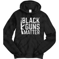 Black Guns Matter Quote Ak 47 Picture Tie Dye Hoodie