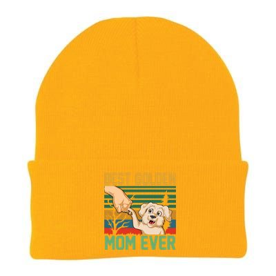 Best Golden Mom Ever Knit Cap Winter Beanie