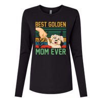 Best Golden Mom Ever Womens Cotton Relaxed Long Sleeve T-Shirt