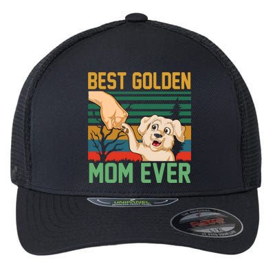 Best Golden Mom Ever Flexfit Unipanel Trucker Cap