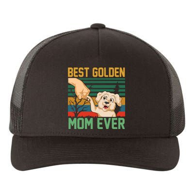 Best Golden Mom Ever Yupoong Adult 5-Panel Trucker Hat