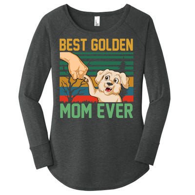 Best Golden Mom Ever Women's Perfect Tri Tunic Long Sleeve Shirt